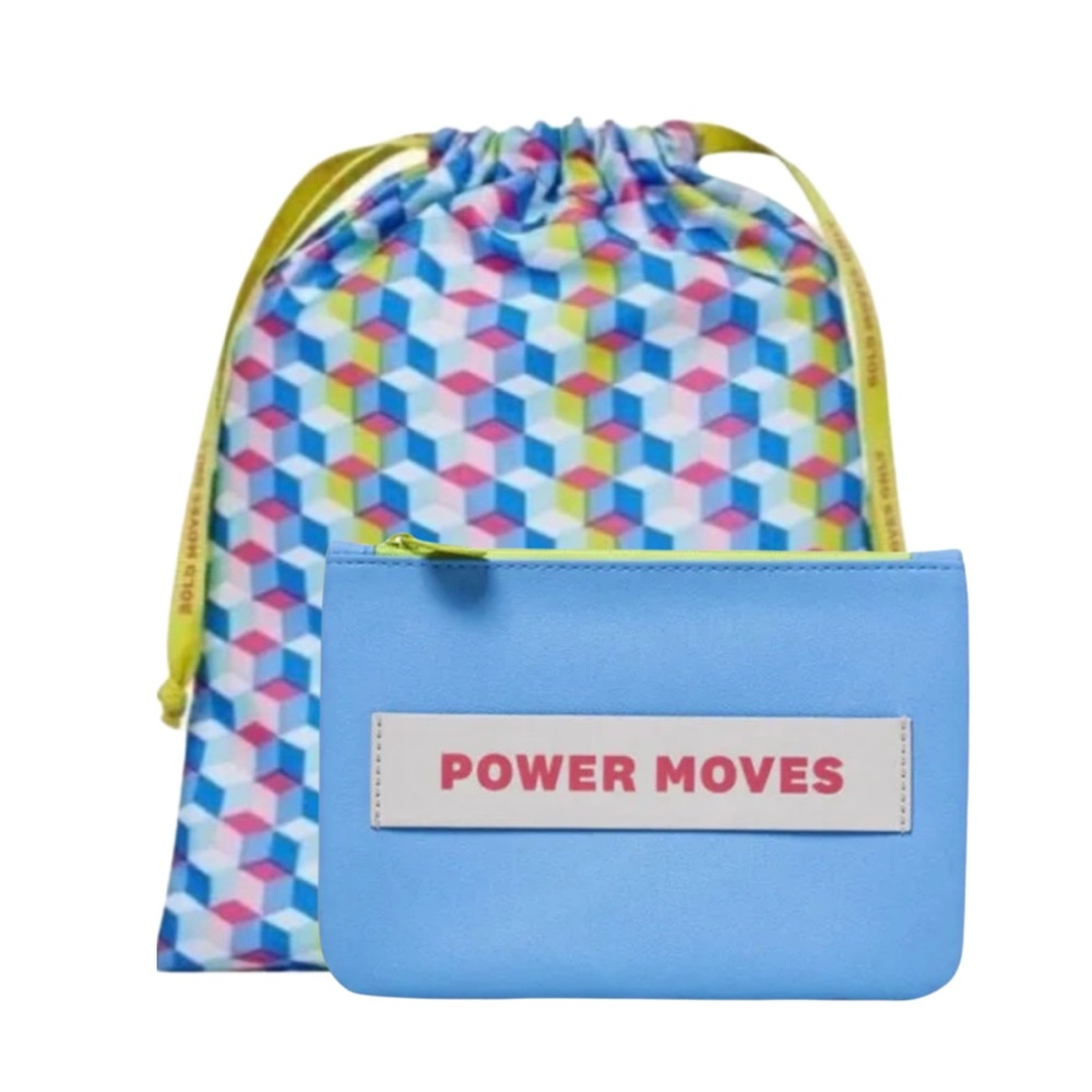 Ipsy Glam Zippered and Drawstring Bag Duo “Power Moves”
